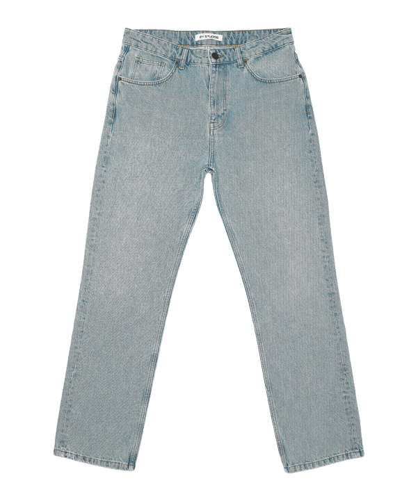 2Y Studios Gabrie Basic Straight Jeans Hose Blau - blau