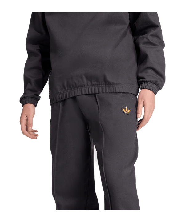 adidas Manchester United Icon Drill Hose Schwarz - schwarz