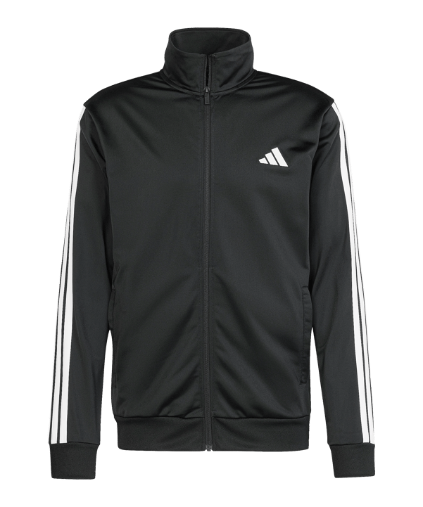 adidas 3 Stripes Trainingsanzug Schwarz - schwarz