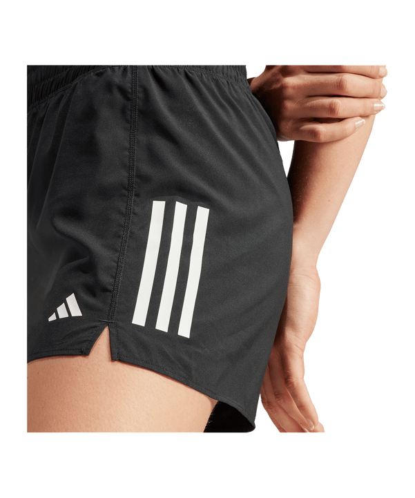 adidas Own the Run Short Damen Schwarz - schwarz