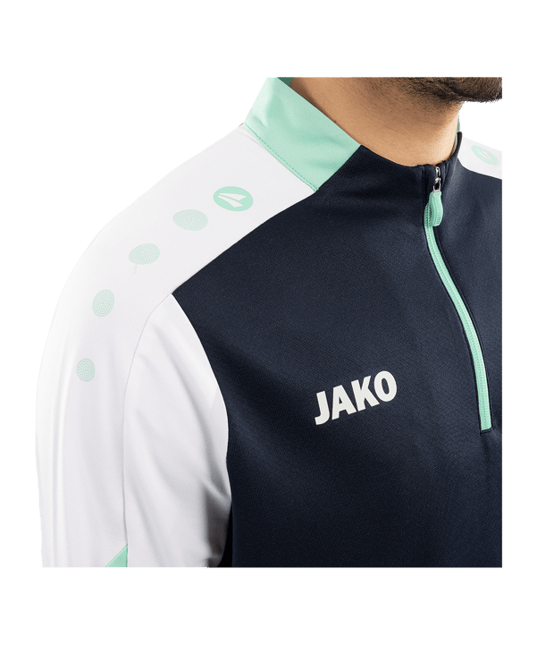 JAKO Dynamic Ziptop Sweatshirt Blau F915 - blau