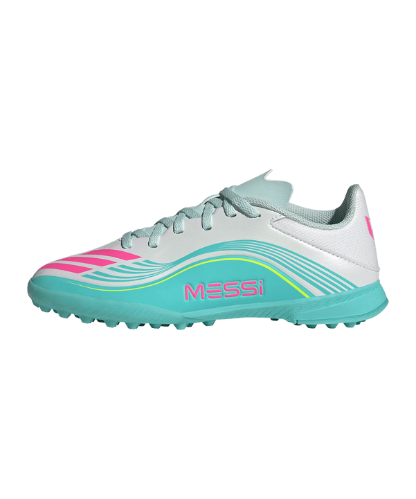 adidas F50 League TF Messi Aurora Radiante Kids Weiß - weiss