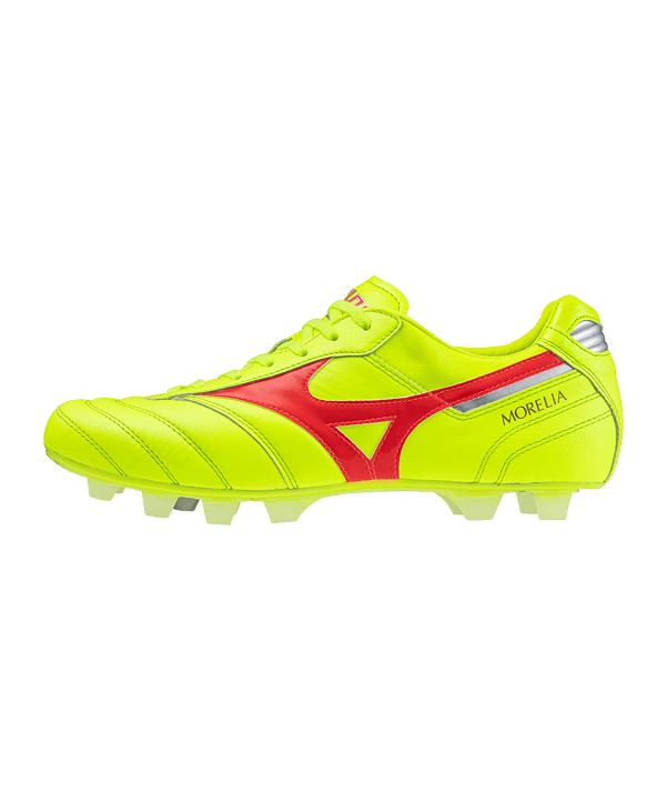 Mizuno Morelia II Made in Japan FG Dyna Gelb Rot Silber F45 - gelb