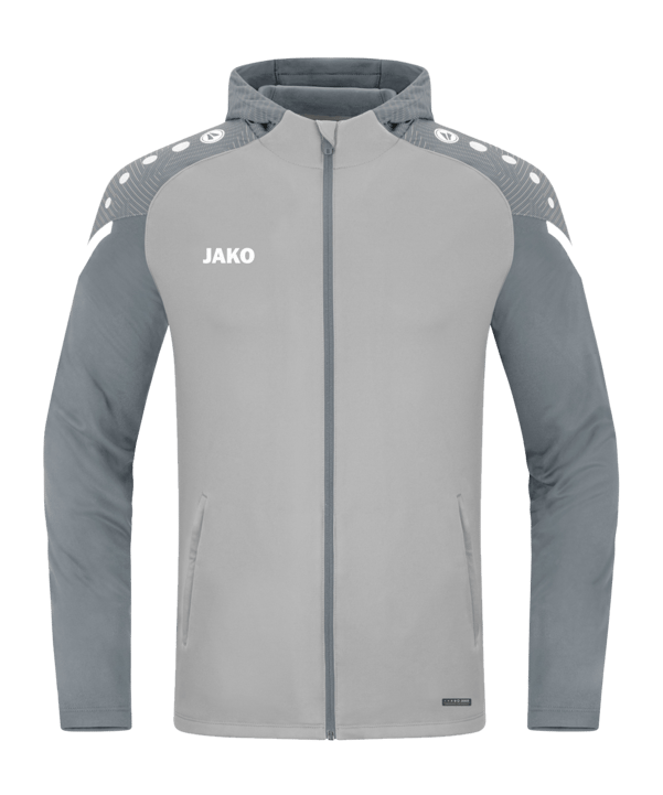 JAKO Performance Kapuzenjacke Grau F845 - grau