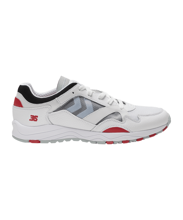 Hummel Edmonton 3S Leather Sneaker Weiss F9001 - weiss