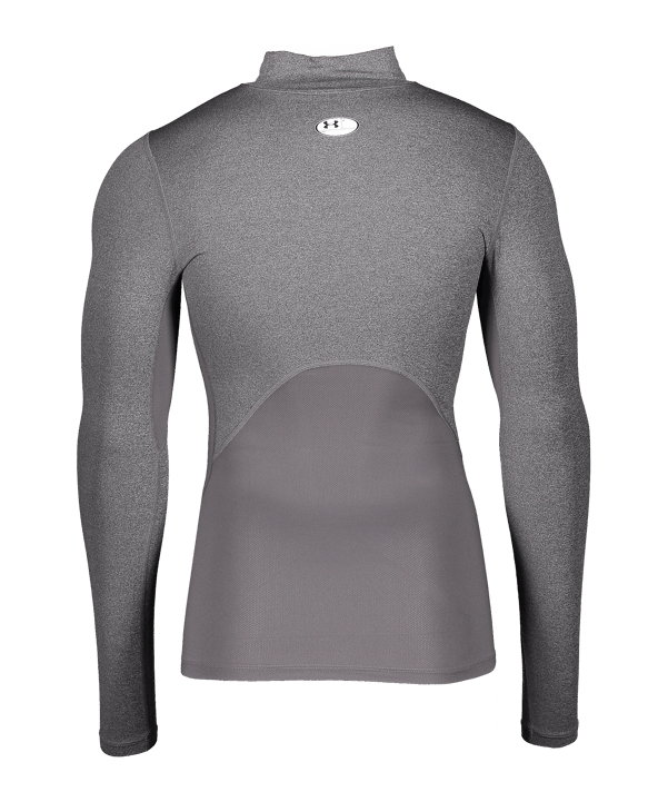 Under Armour Baselayer ColdGear Comp Mock T-Shirt Grau F020 - grau