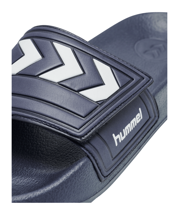 Hummel Larsen Slipper VC Badelatsche Blau F7648 - blau