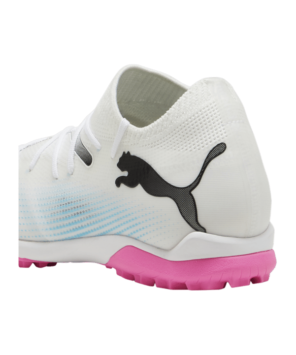 PUMA FUTURE 7 Match TT Mid Phenomenal Jr Kids Weiss Schwarz Pink F01 - weiss