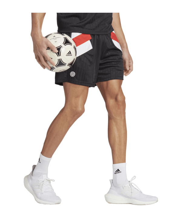 adidas River Plate Icon Short Schwarz - schwarz