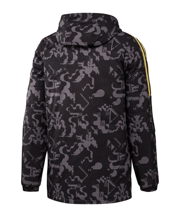 adidas Juventus Turin CNY Padded Jacke Schwarz - schwarz