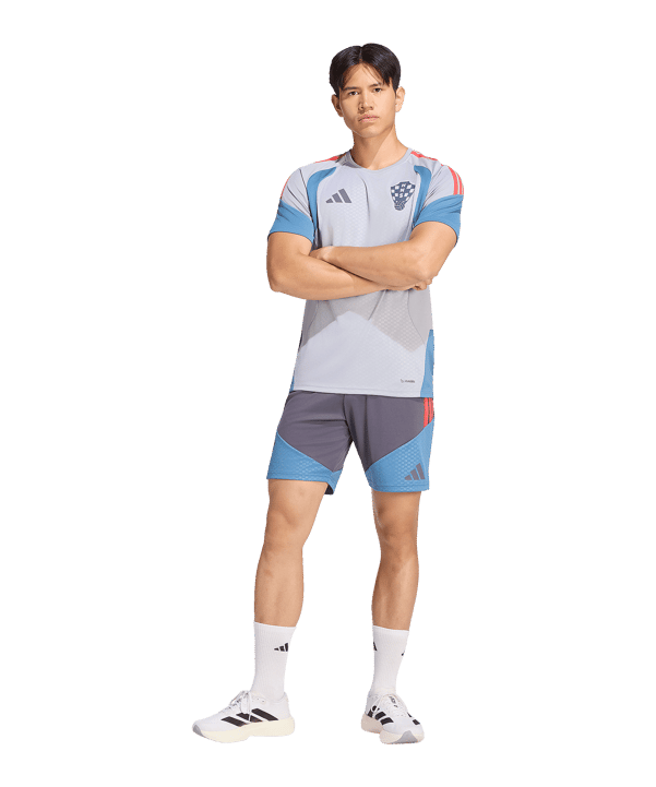adidas Kroatien Tiro Short 2026 Grau - grau