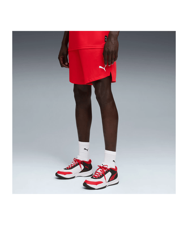 PUMA Teamjaws Starter Short Rot F04 - rot