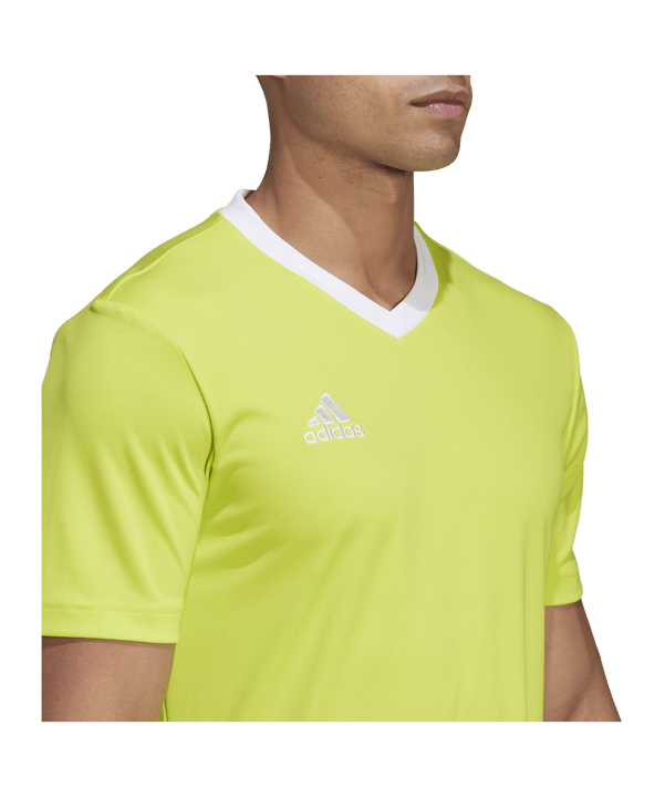 adidas Entrada 22 Trikot Gelb Weiss - gelb