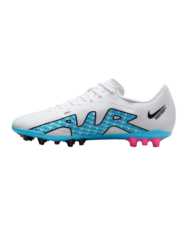 Nike Air Zoom Mercurial Vapor XV Academy AG Blast Weiss Blau Pink F146 - weiss