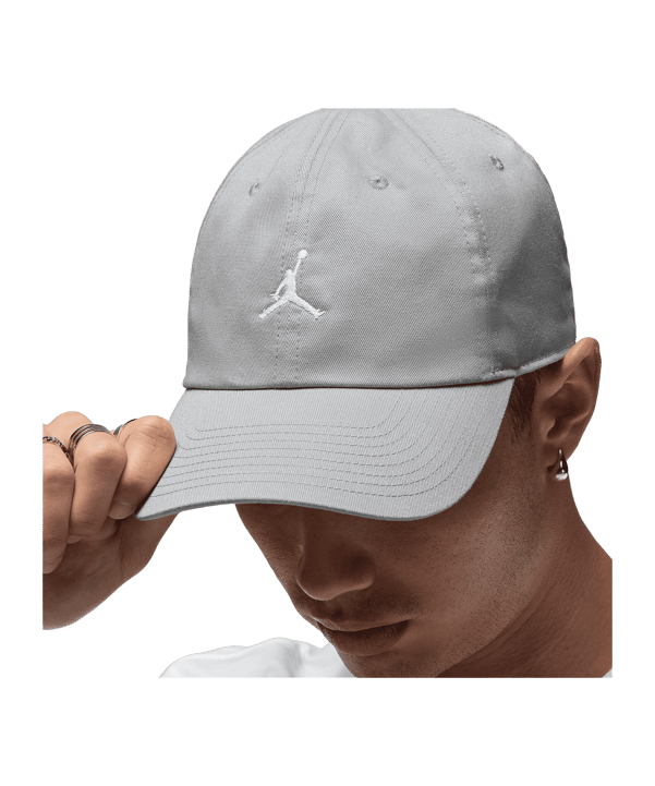 Jordan Club Unstructured Curved-Bill Cap Grau F077 - grau