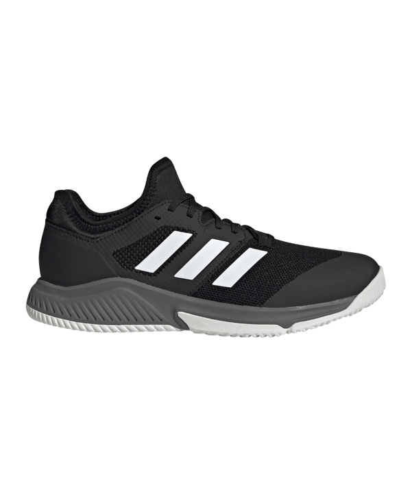 adidas Court Team Bounce Indoor Schwarz - schwarz