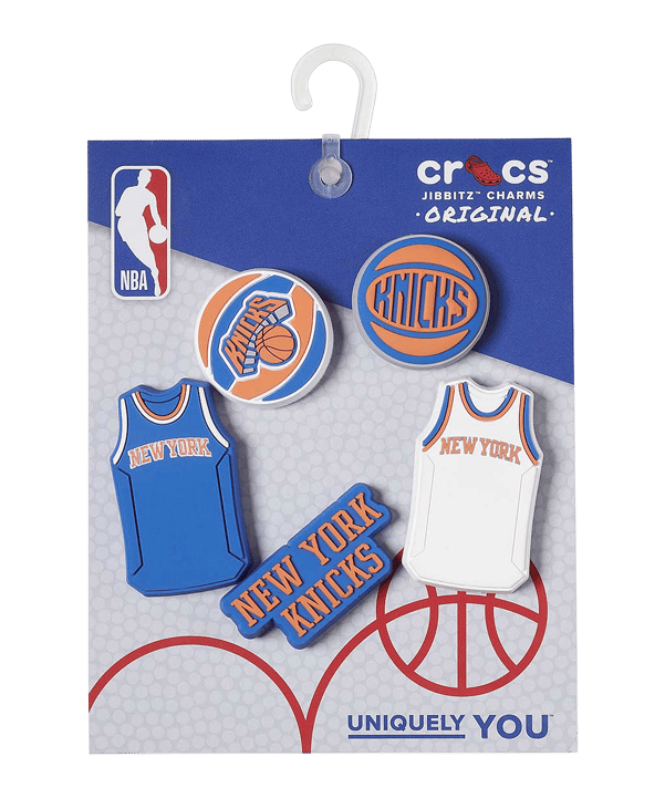 Crocs Nba New York Knicks Jibbitz 5Er Pack Pin Pin Blau - blau