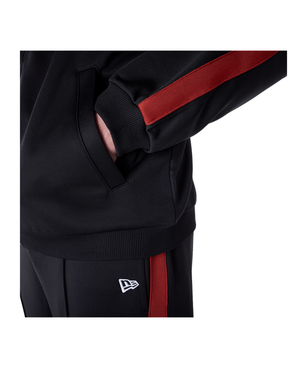 New Era NBA Chicago Bulls Trainingsjacke Schwarz - schwarz