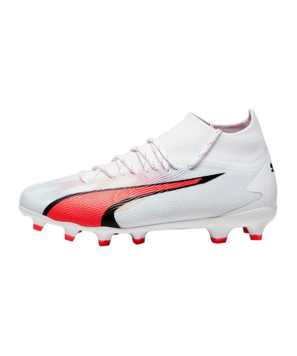 PUMA ULTRA Pro FG/AG Breakthrough Jr Kids Weiss Rot F01 - weiss