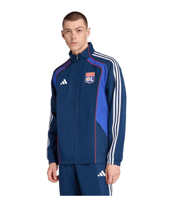 adidas Olympique Lyon UBP Track Sweatshirt Blau - blau