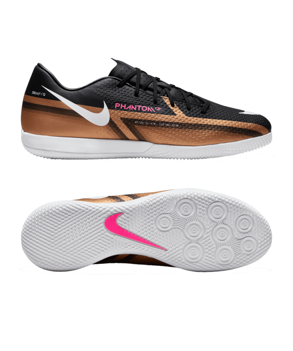 Nike Phantom GT2 Academy IC Halle Generation Gold Schwarz F810 - gold