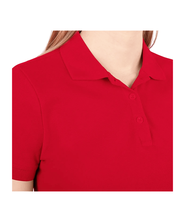 JAKO Organic Poloshirt Damen Rot F100 - rot
