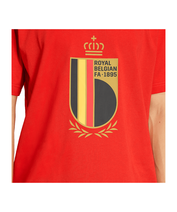 adidas Belgien DNA Graphic T-Shirt Rot - rot