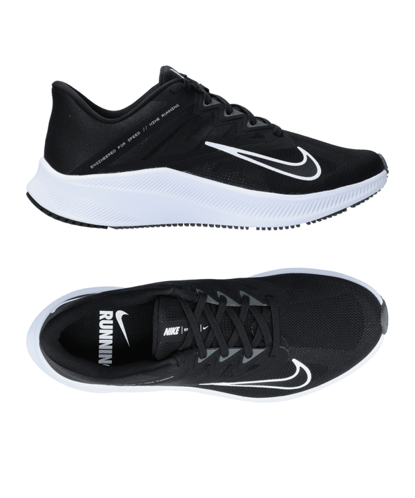Nike Quest 3 Running Damen Schwarz F002 - schwarz