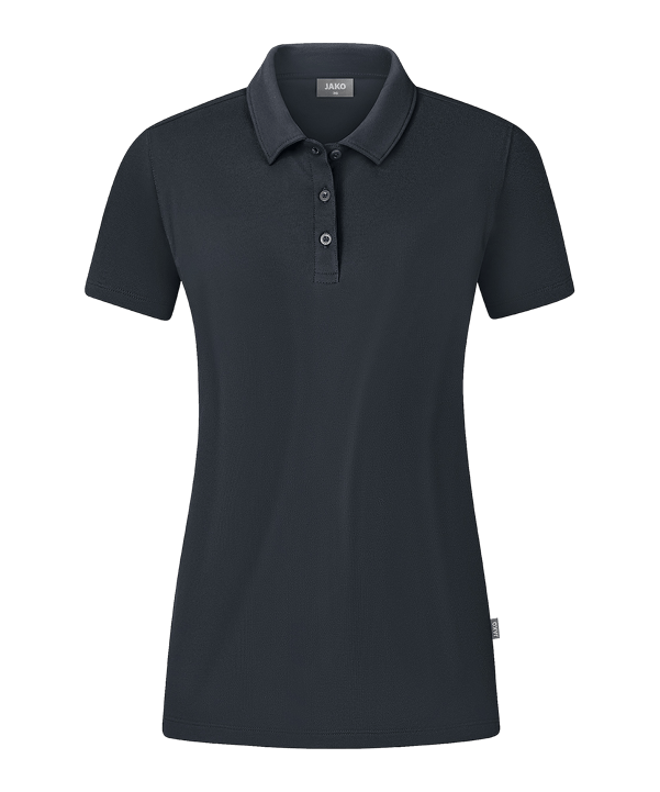 JAKO Organic Stretch Polo Shirt Damen Grau F830 - grau