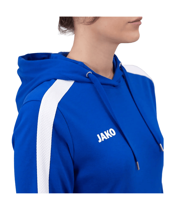 JAKO Power Hoody Dames Blauw K400 - blauw