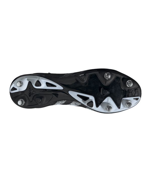 adidas Predator FREAK.3 SG Superstealth Schwarz Weiss - schwarz