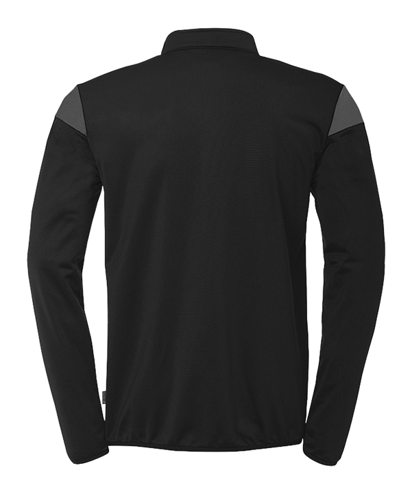 uhlsport Squad 27 HalfZip Sweatshirt Kids Schwarz Grau F11 - schwarz