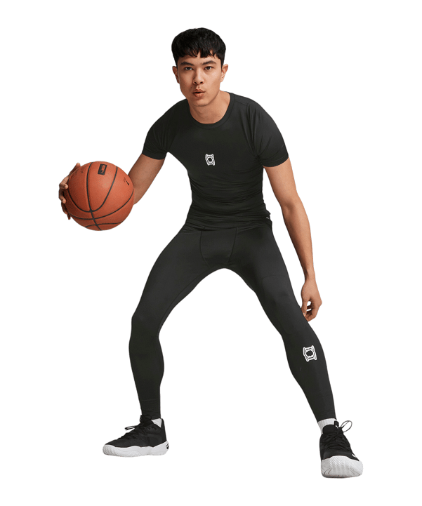 PUMA Hoops Team Full Tight Schwarz F01 - schwarz