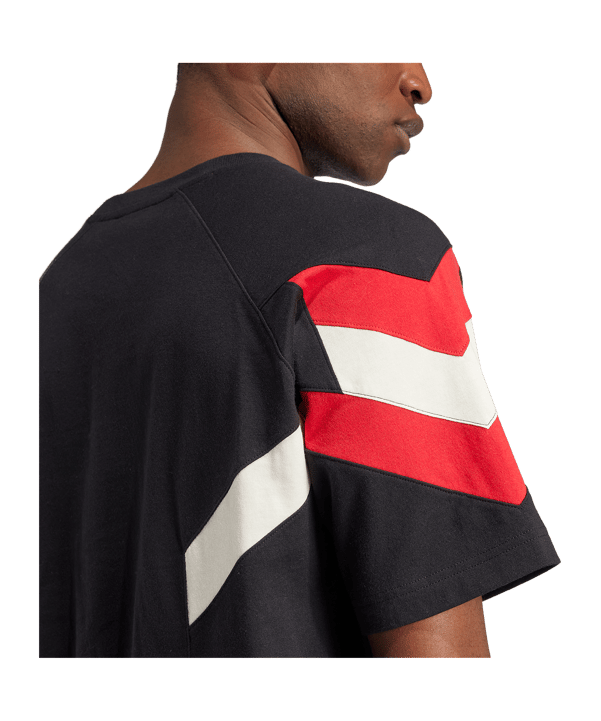 adidas Originals Manchester United T-Shirt Schwarz - schwarz