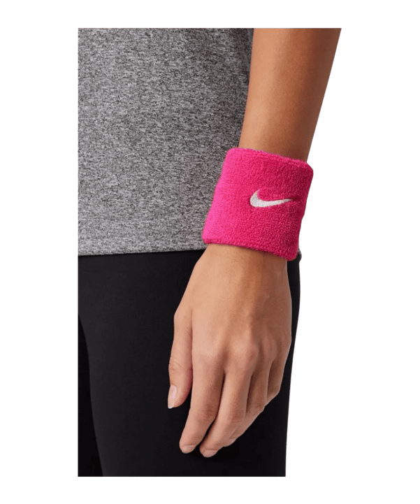 Nike Swoosh Classic 2er Pack Armband Rosa F639
