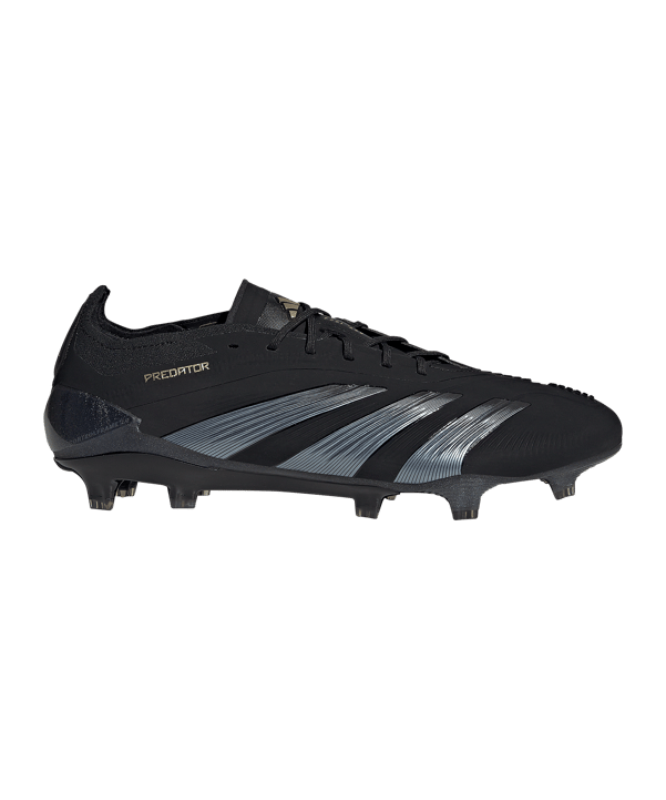 adidas Predator Elite FG Dark Spark Schwarz Grau - schwarz