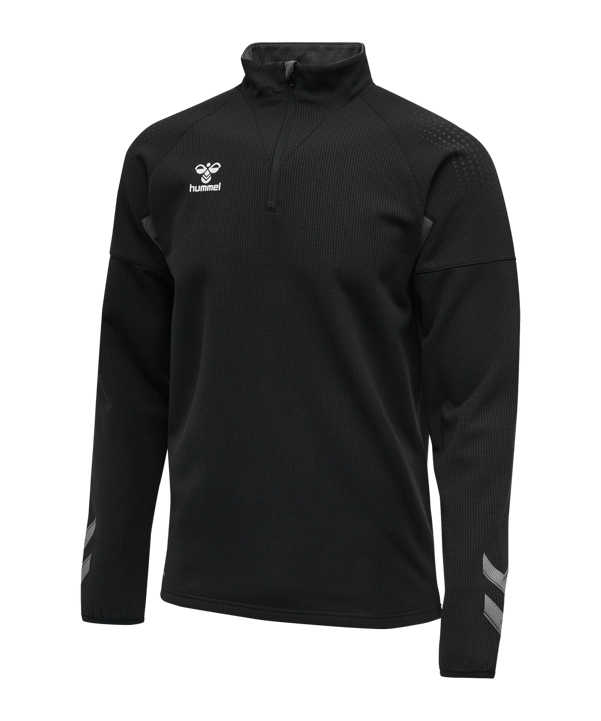 Hummel hmlLEAD HalfZip Sweatshirt Schwarz F2001 - schwarz