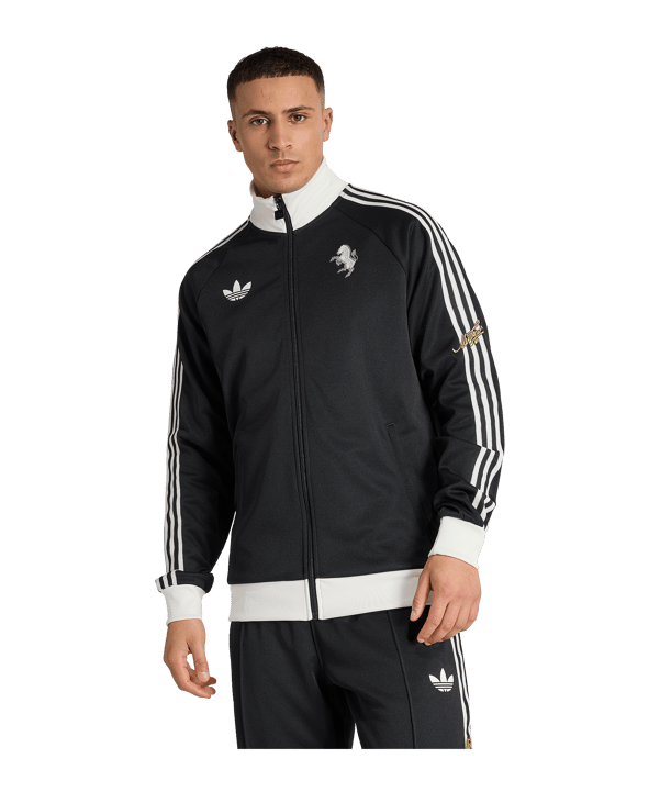 adidas Juventus Turin Originals Track Top Jacke Schwarz - schwarz