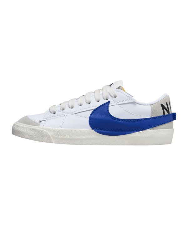 Nike Blazer Low 77 Jumbo Weiss Blau F100 - weiss
