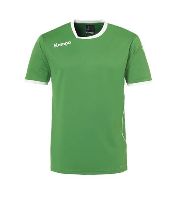 Kempa Curve Trikot T-Shirt Grün Weiss F07 - gruen