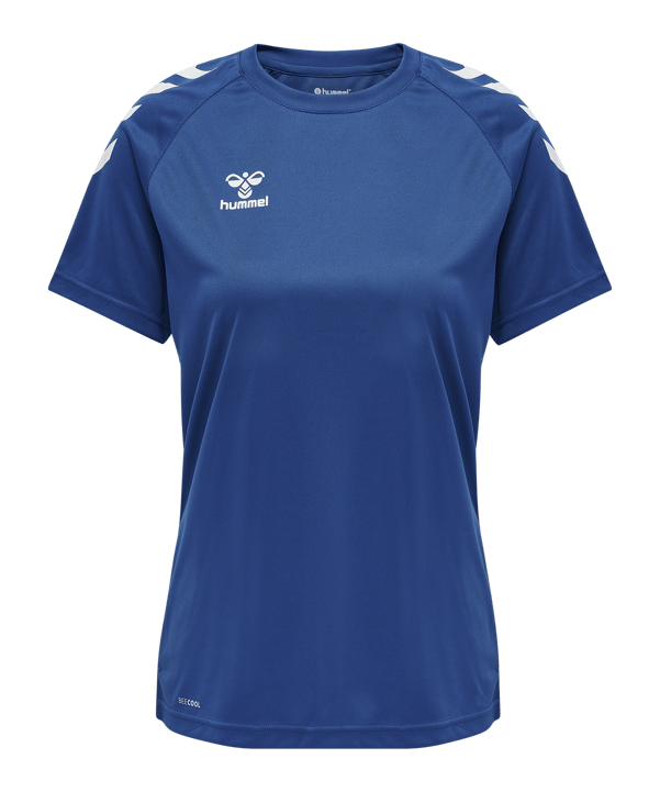 Hummel hmlCORE XK Poly T-Shirt Damen Blau F7045 - blau