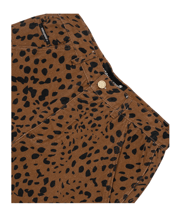 Noon Goons Go Leopard Denim Hose Braun - braun