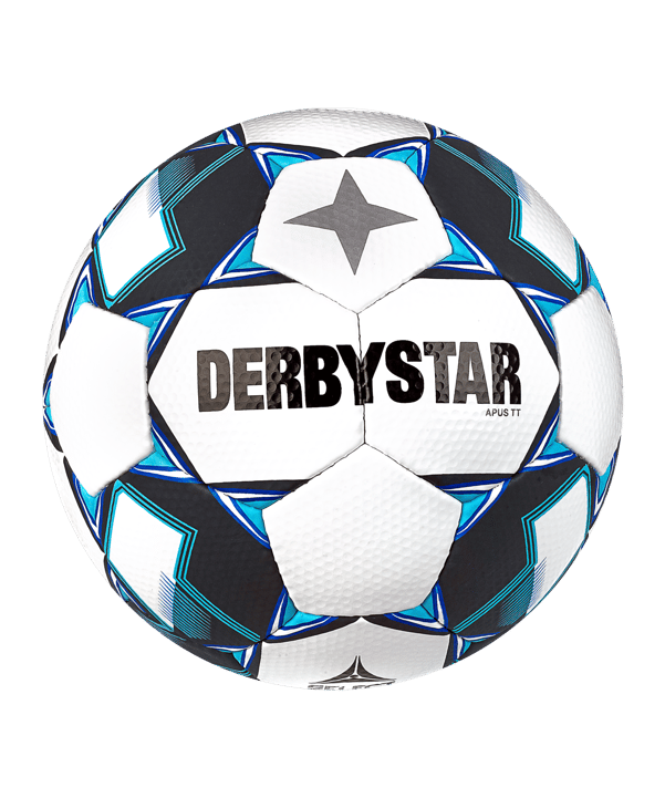 Derbystar Apus TT v23 Trainingsball Weiss Blau F160 - weiss
