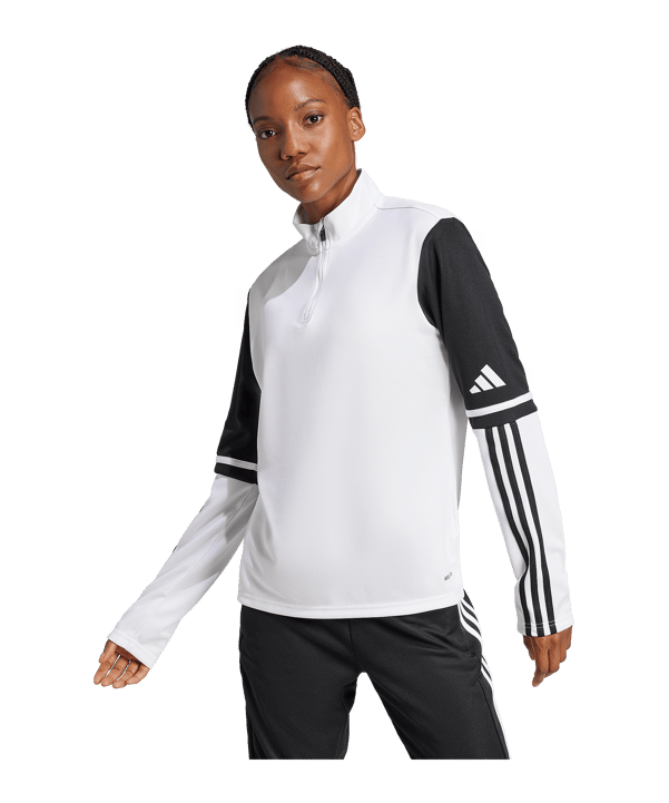 adidas Squadra 25 HalfZip Sweatshirt Damen Weiß - weiss