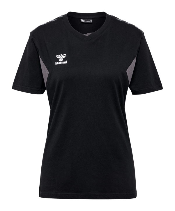 Hummel AUTHENTIC CO T-Shirt Damen Schwarz F2001 - schwarz