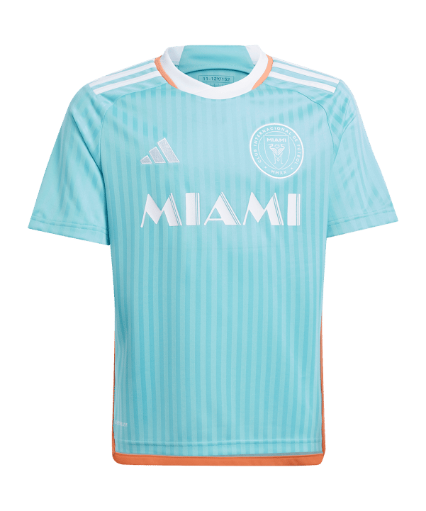 adidas Inter Miami Trikot 3rd 2024 Kids Messi Türkis - tuerkis
