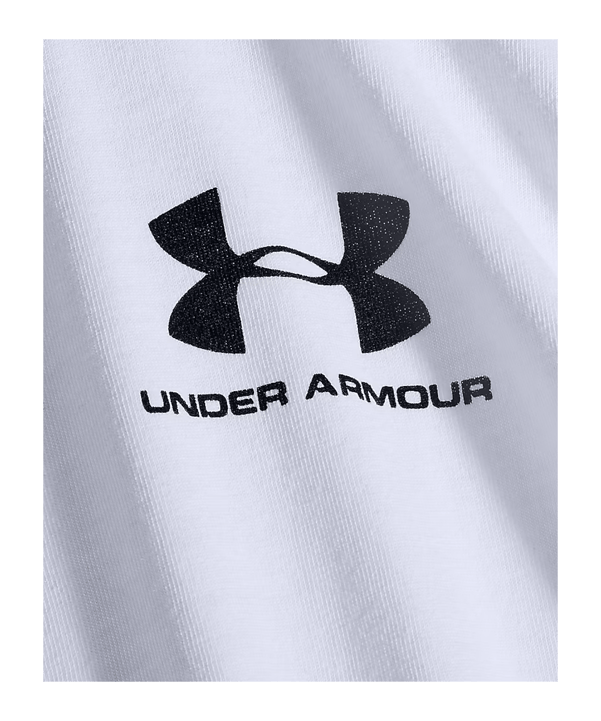 Under Armour Sportstyle Manica Lunga Bianco C100 - bianco