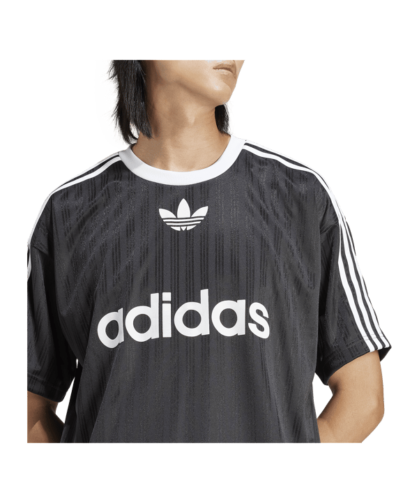adidas Originals Adicolor T-Shirt Schwarz Weiss - schwarz