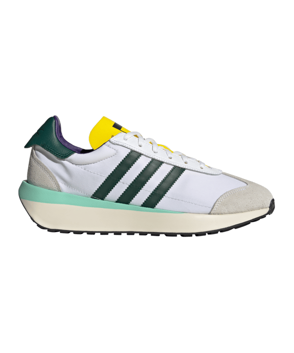 adidas Originals Country XLG Weiss Grün Gelb - weiss