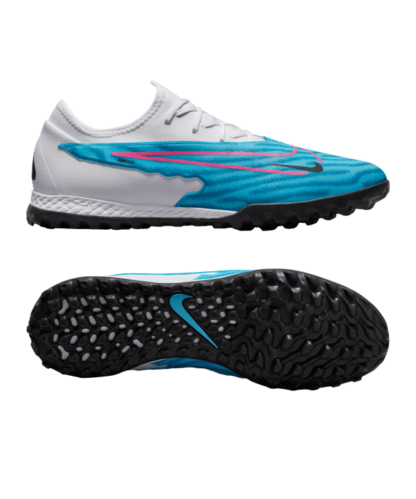 Nike React Phantom GX Pro TF Blast Blau Weiss Pink F446 - blau